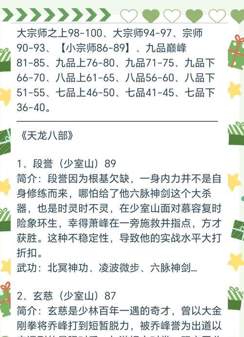 《笑傲江湖手游金庸攻略大全》（掌握关键攻略，成为顶级高手）