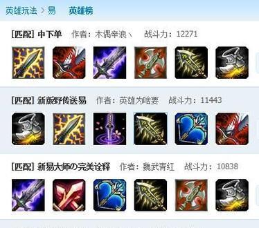 《组团打野新装备出装攻略》（在战场上共赴胜利之路，打野组合如何选择最佳装备？）