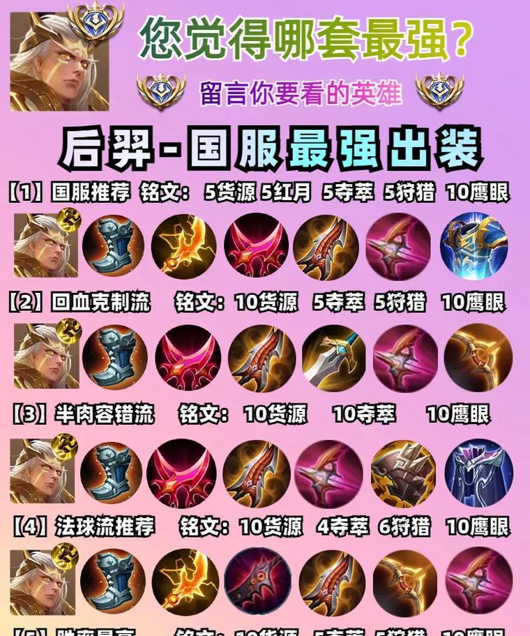 狂暴后羿吸血装备攻略（超越极限，后羿以吸血之力傲视群雄）