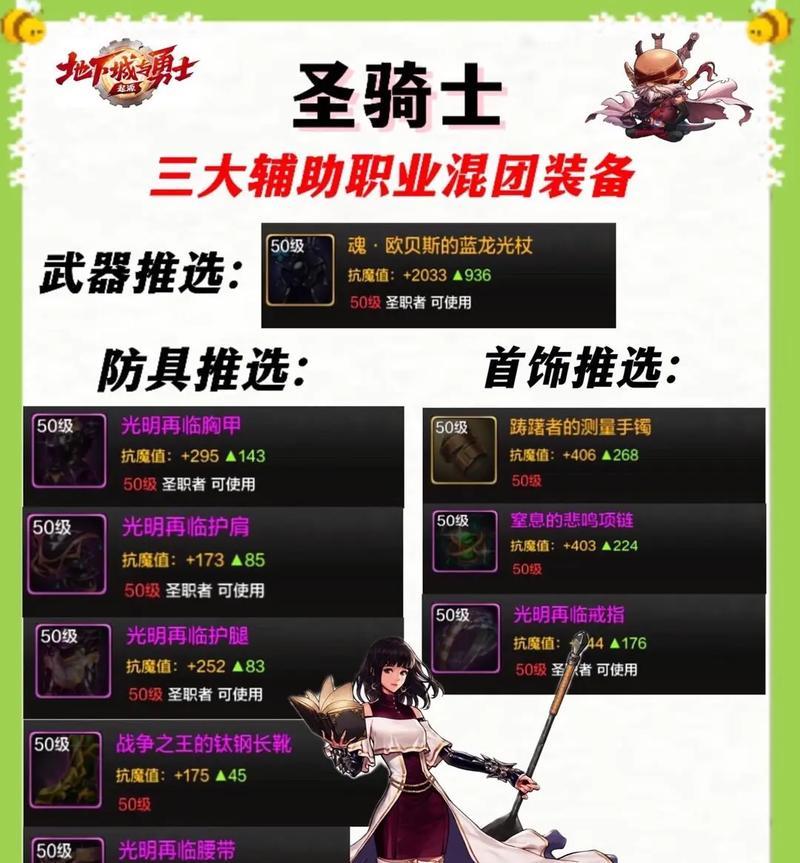 《解析DNF冰冻之心辅助装备》（打造最强冰冻之心装备搭配，助力你在DNF战场中无往不利！）