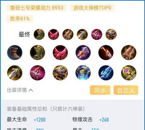 王者荣耀鲁班装备出装攻略（鲁班一技能爆发输出，装备选择关键）